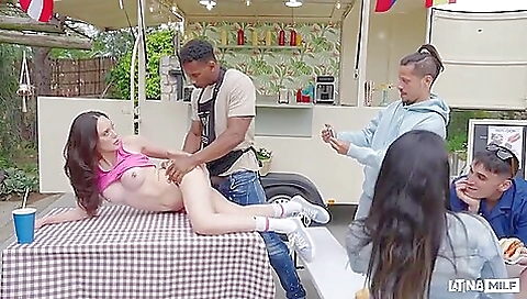 Sexy girl gets her pussy fucked by a stranger